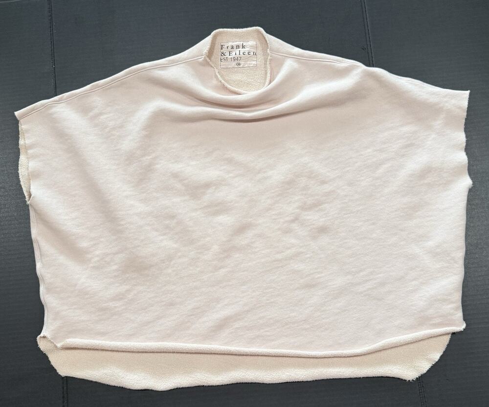 Frank & Eileen Audrey Funnel Neck Capelet Pullover Vintage Rose One Size Women's